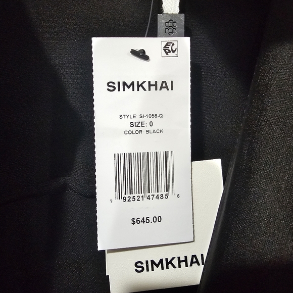 SIMKHAI Talita draped wrap-effect satin midi dress - Picture 4 of 8